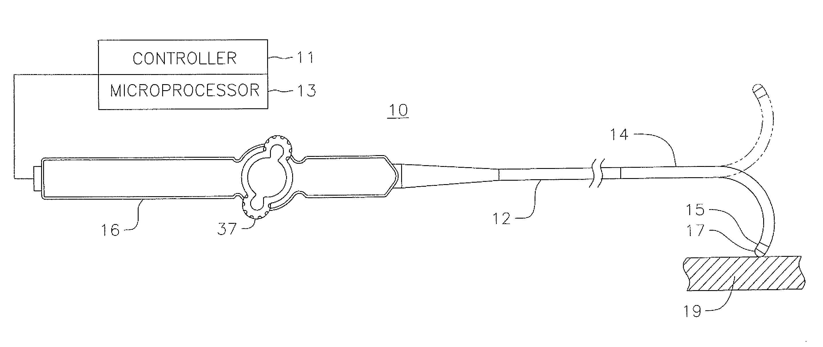 Catheter having a force sensing distal tip