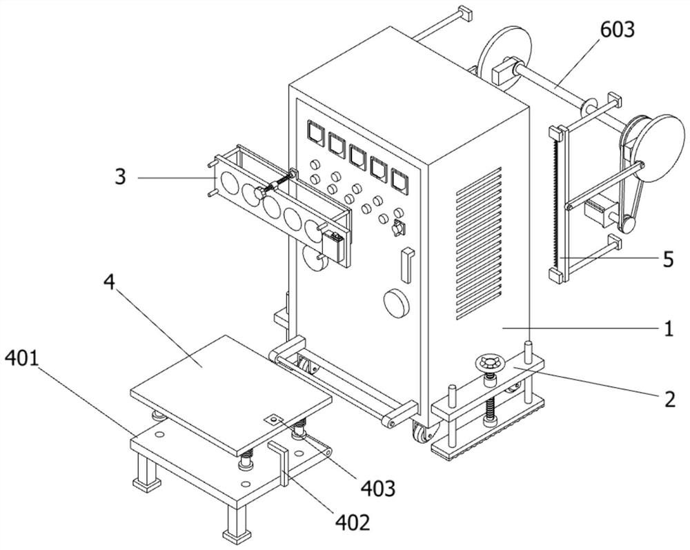 Electronic information technology anti-interference device convenient to move