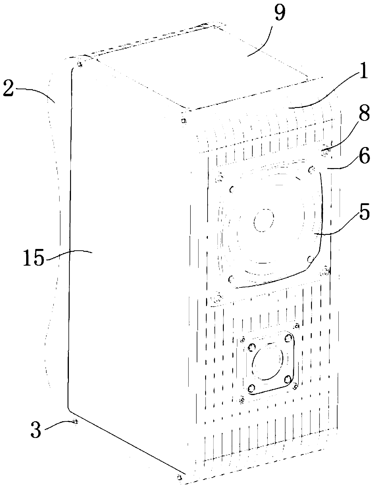 Modular visual integrated sound box