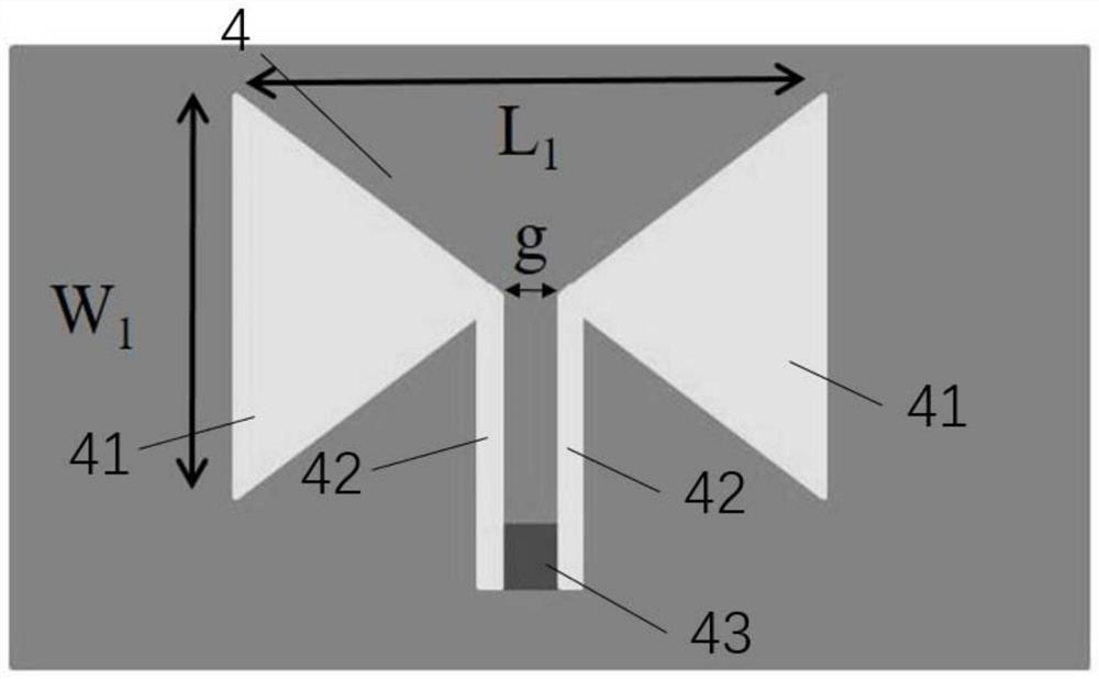 A hyperbolic metamaterial planar antenna