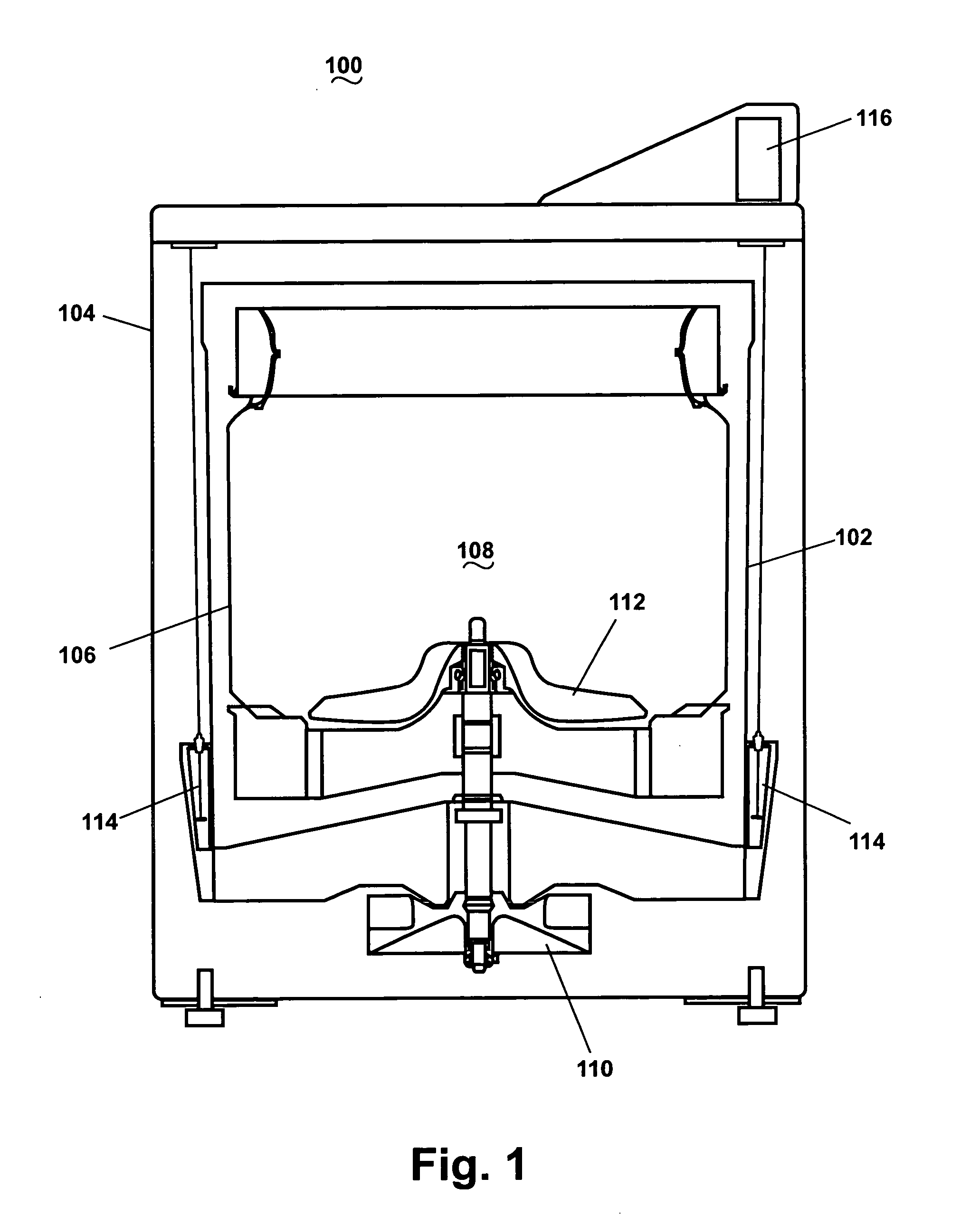 Method of detecting an off-balance condition of a clothes load in a washing machine