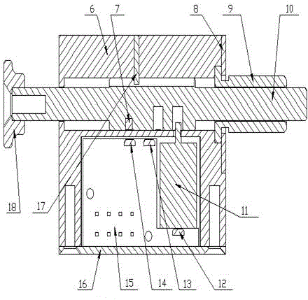 Safe electric power disconnecting link lock of switch cabinet