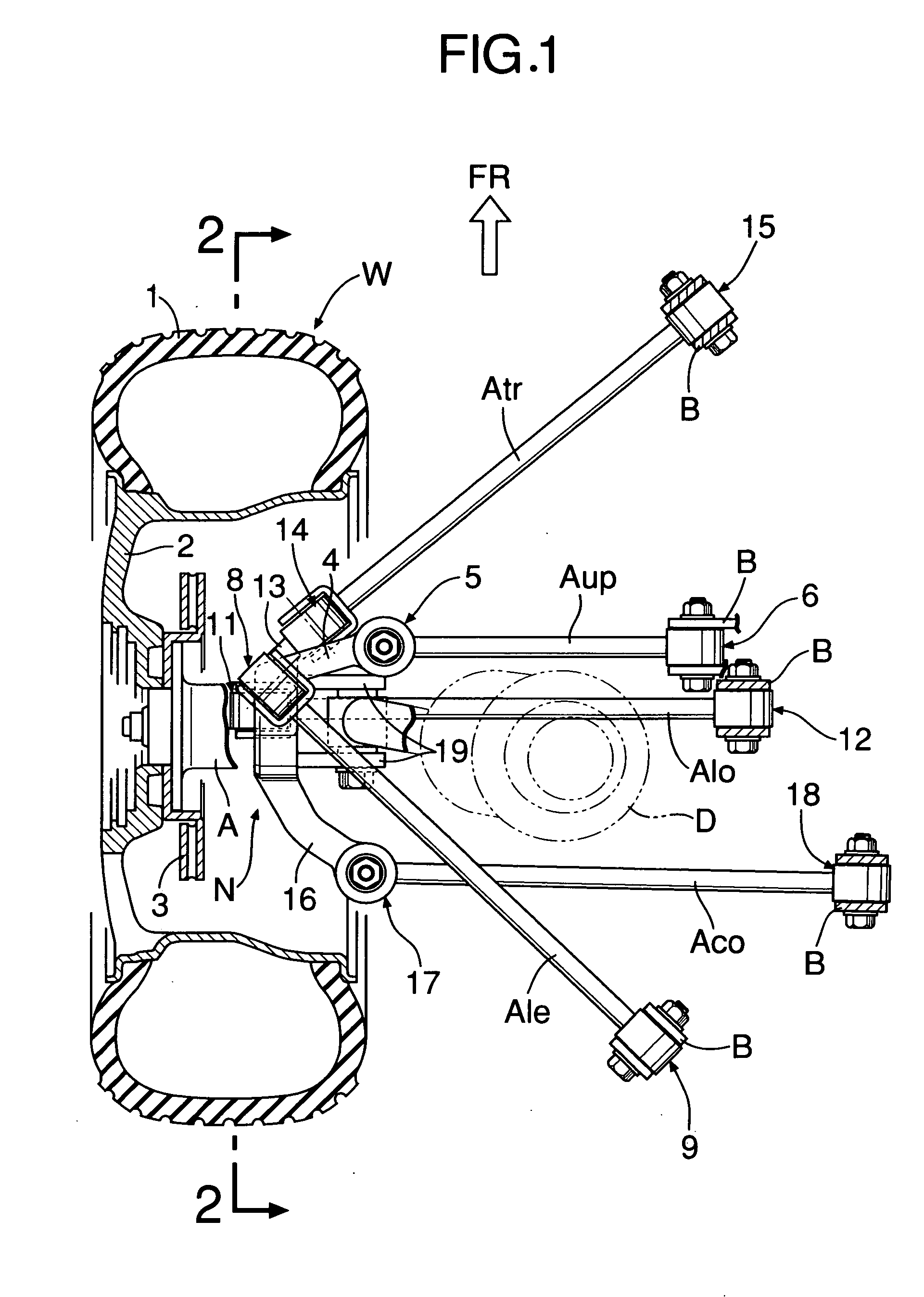 Vehicular rear suspension system