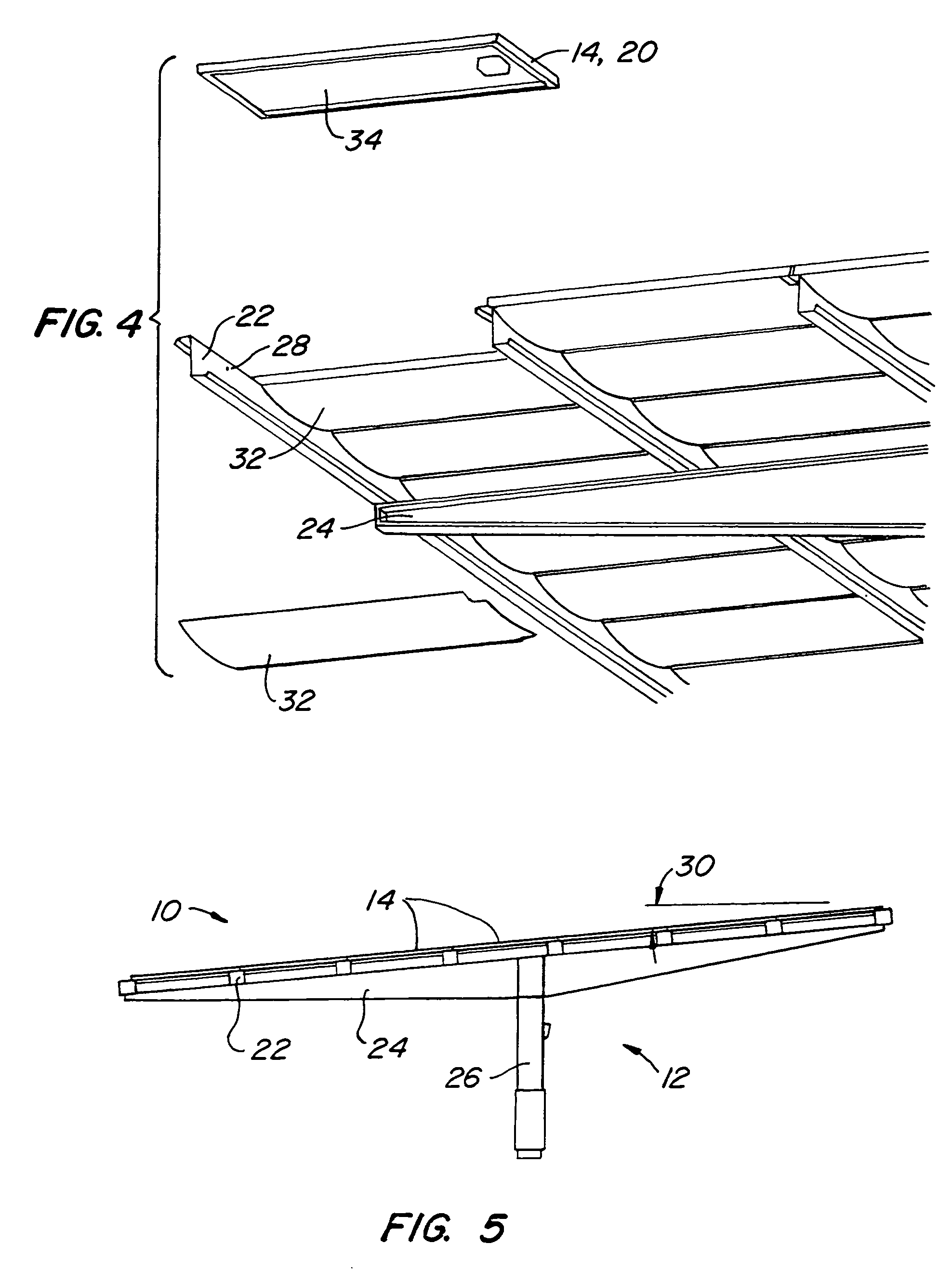 Modular shade system with solar tracking panels