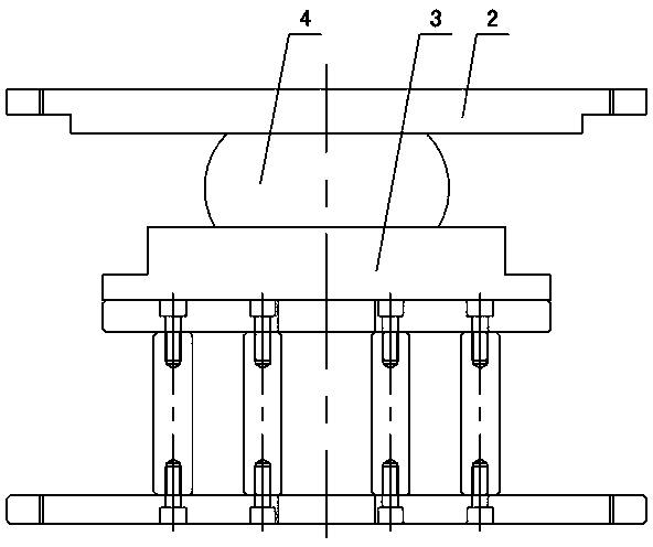 Processing method of carrying out rotary forging on forge pieces with high precision of truck hub