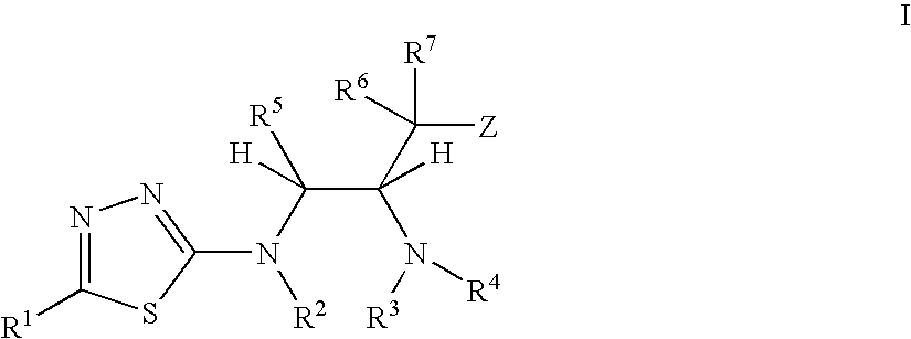 Thiadiazole modulators of PKB