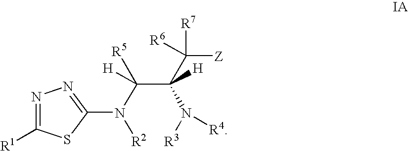 Thiadiazole modulators of PKB