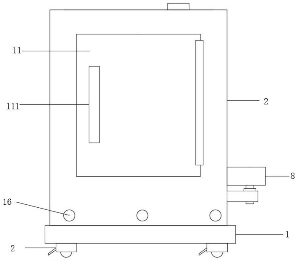 A drying and sterilizing device for orthopedic clinical nursing clothes