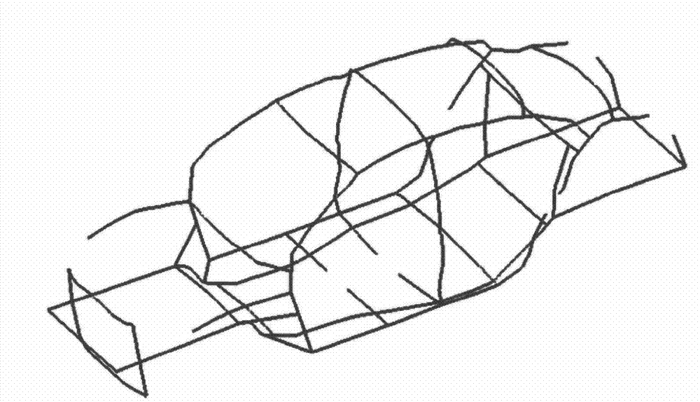 Correction method for conceptual model of vehicle body structure and application method thereof