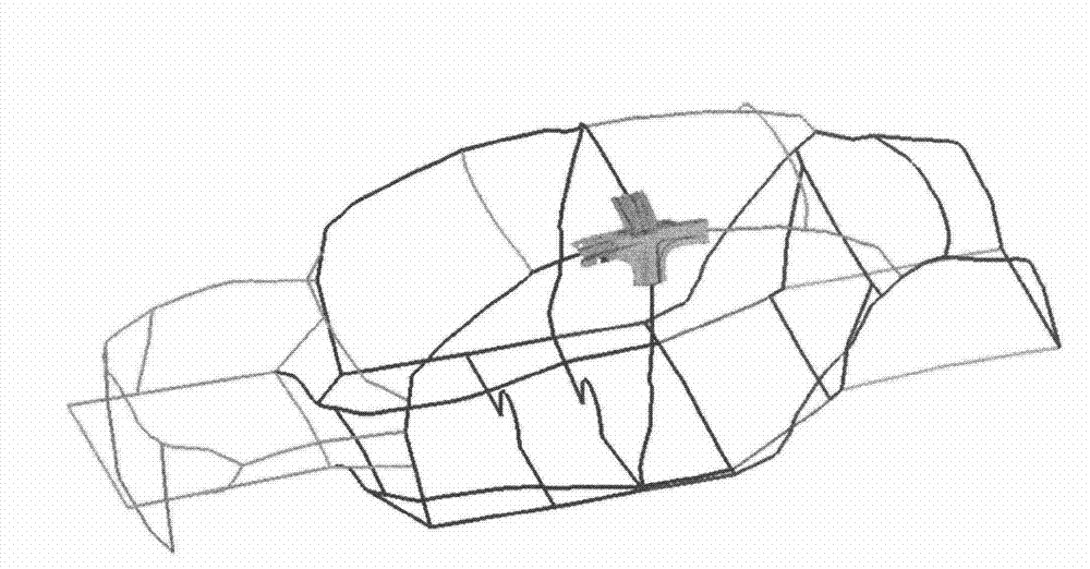 Correction method for conceptual model of vehicle body structure and application method thereof