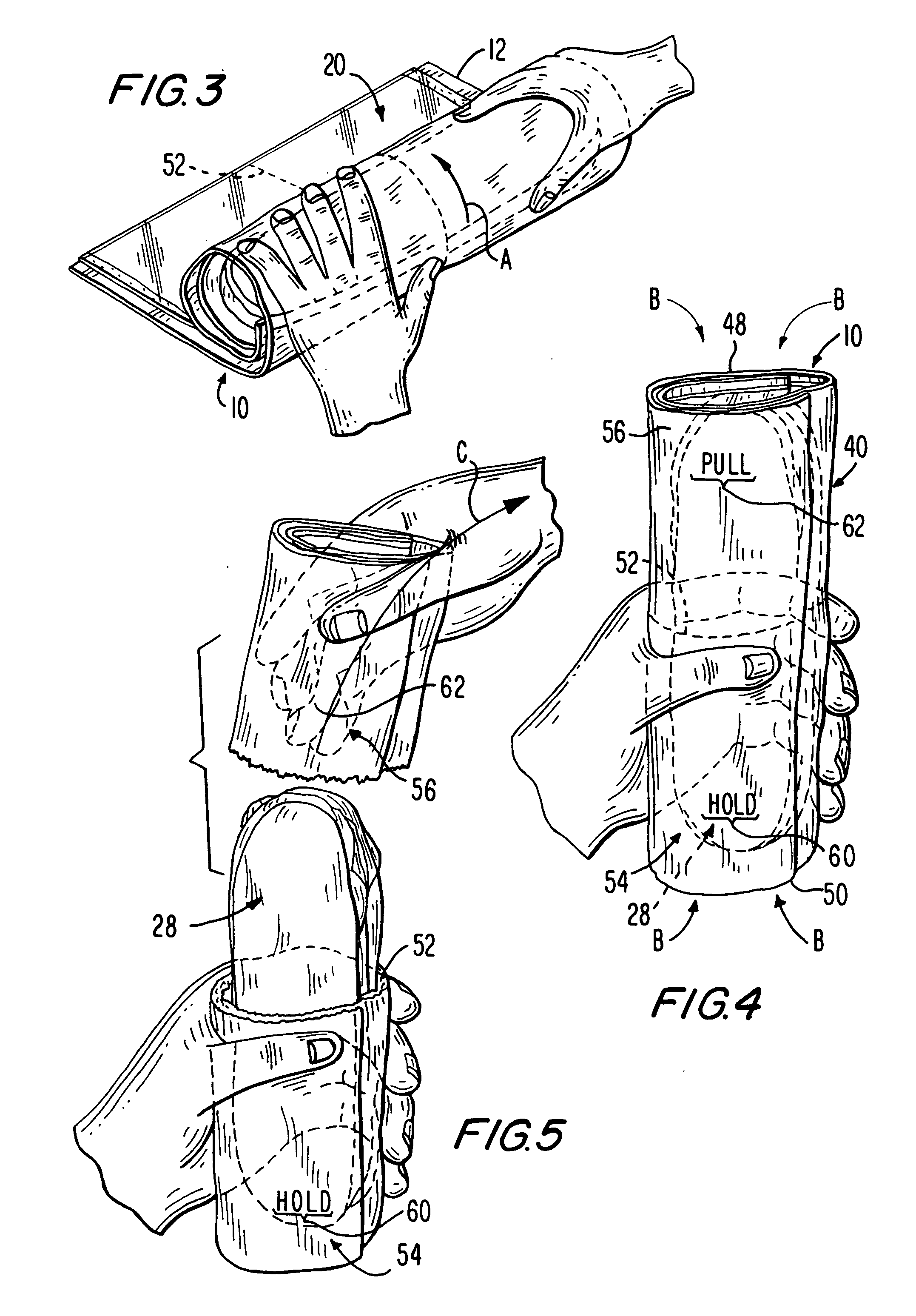 Food wrapper and method of handling food