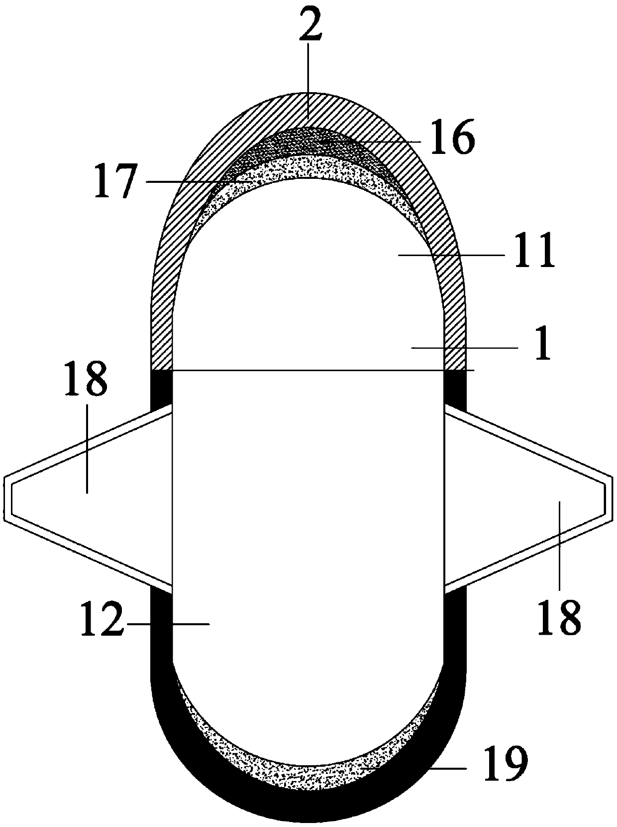 Integrated premature infant body position auxiliary instrument