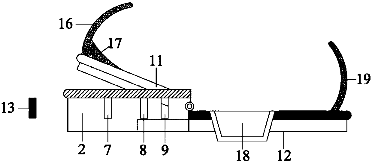 Integrated premature infant body position auxiliary instrument