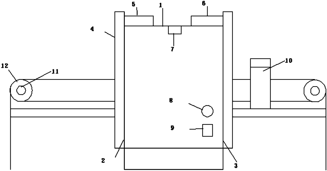 Automobile part drying and cleaning device