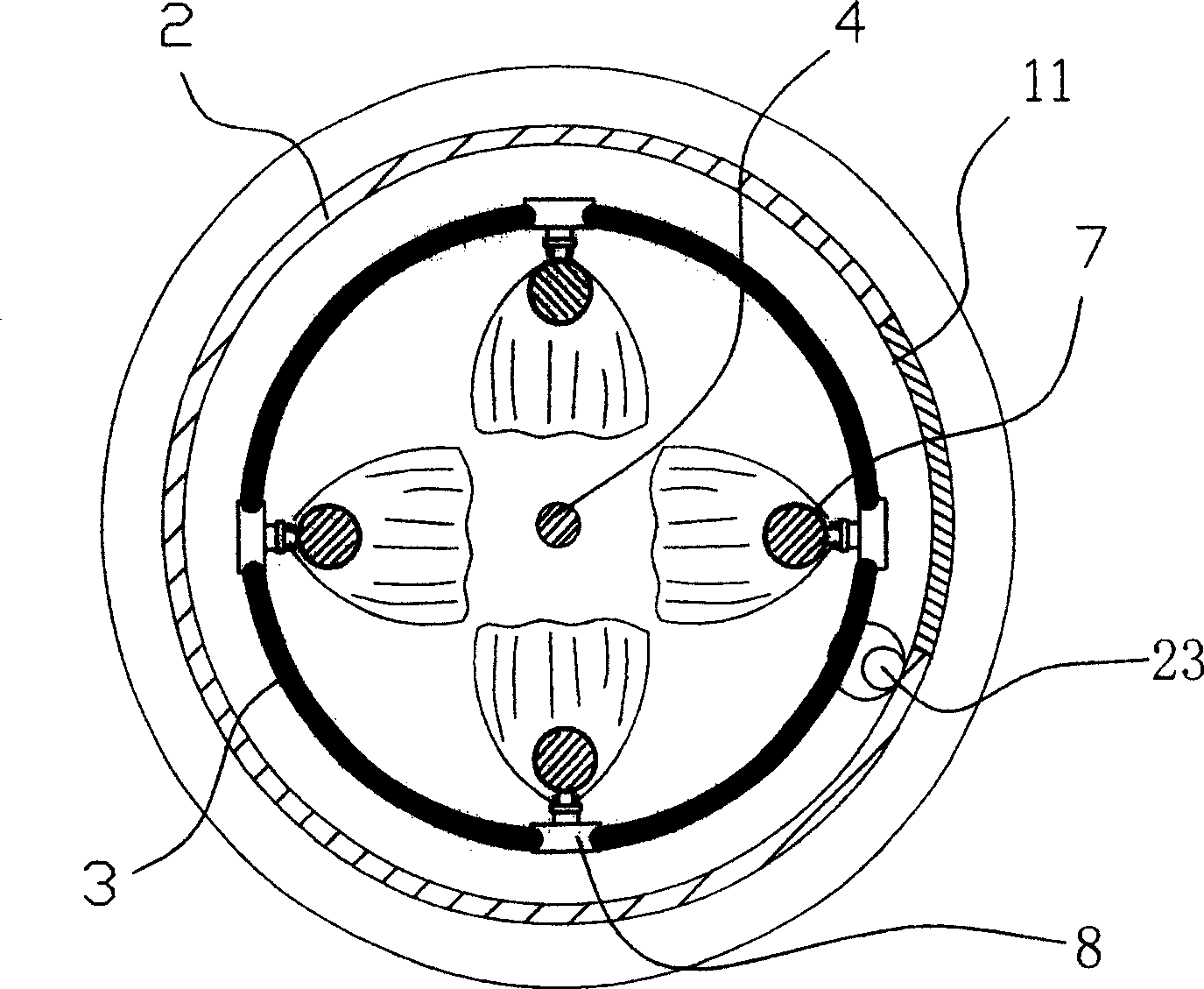 Apparatus for washing and squeezing mop