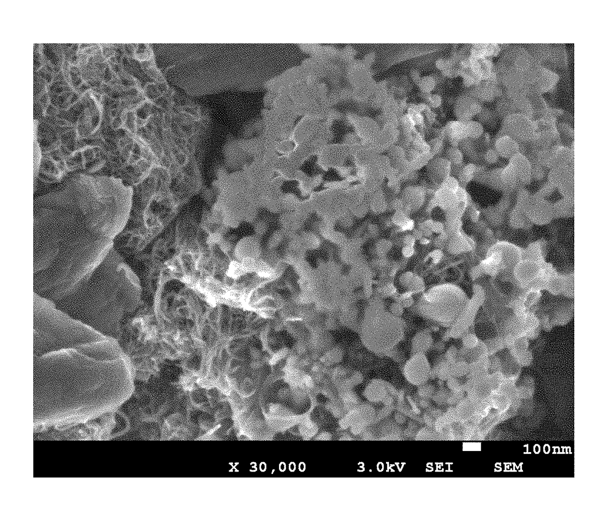 Negative electrode material for lithium ion secondary battery