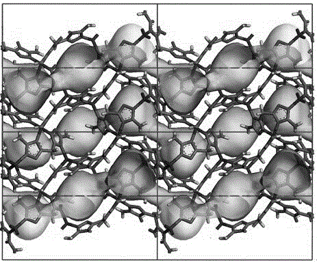 A kind of coordination polymer porous material maf-49 and its preparation method and application