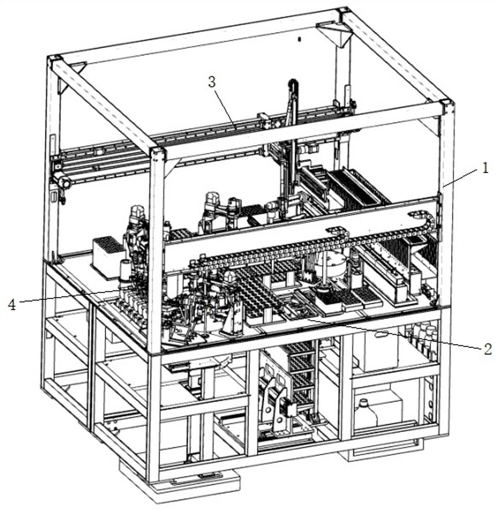 Pesticide residue detection pretreatment system