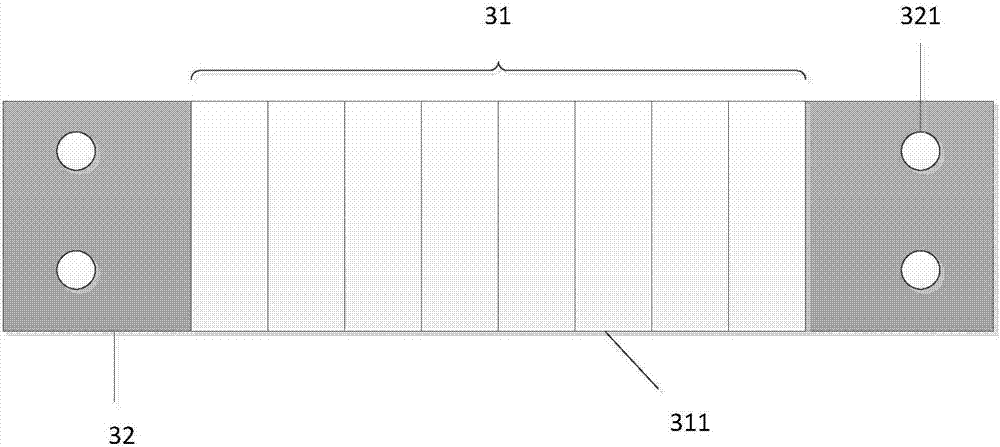 Through drill bit dipole acoustic logging emitter and logging device