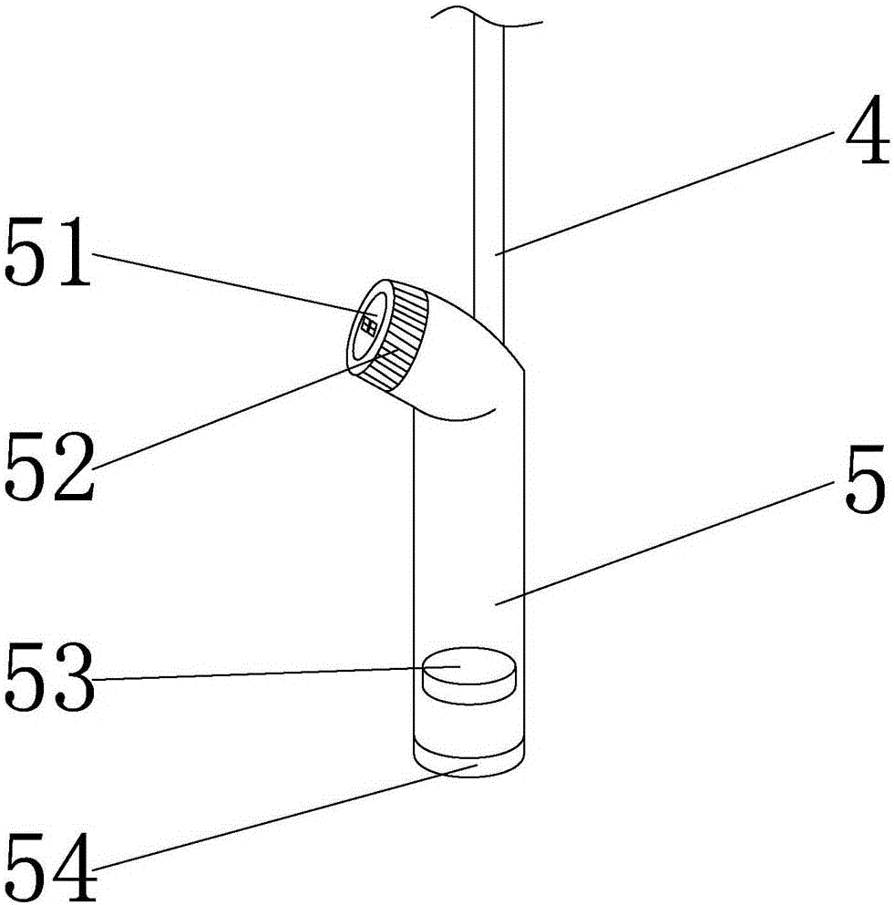 A fiber waveguide air index monitoring umbrella