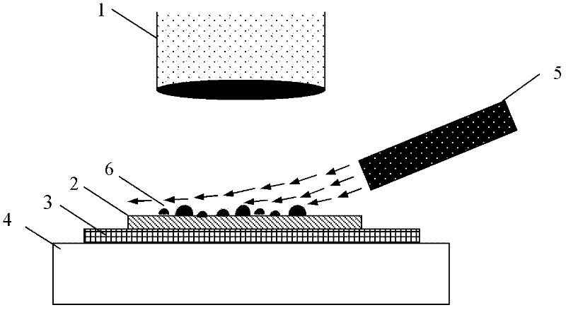 Method for detecting two dimensional nanostructured material film surface detect