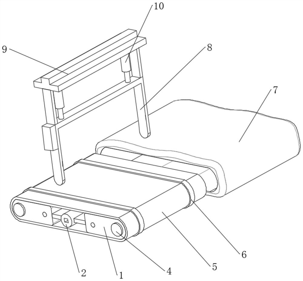 Oil stain adsorption device for non-planar metal workpiece