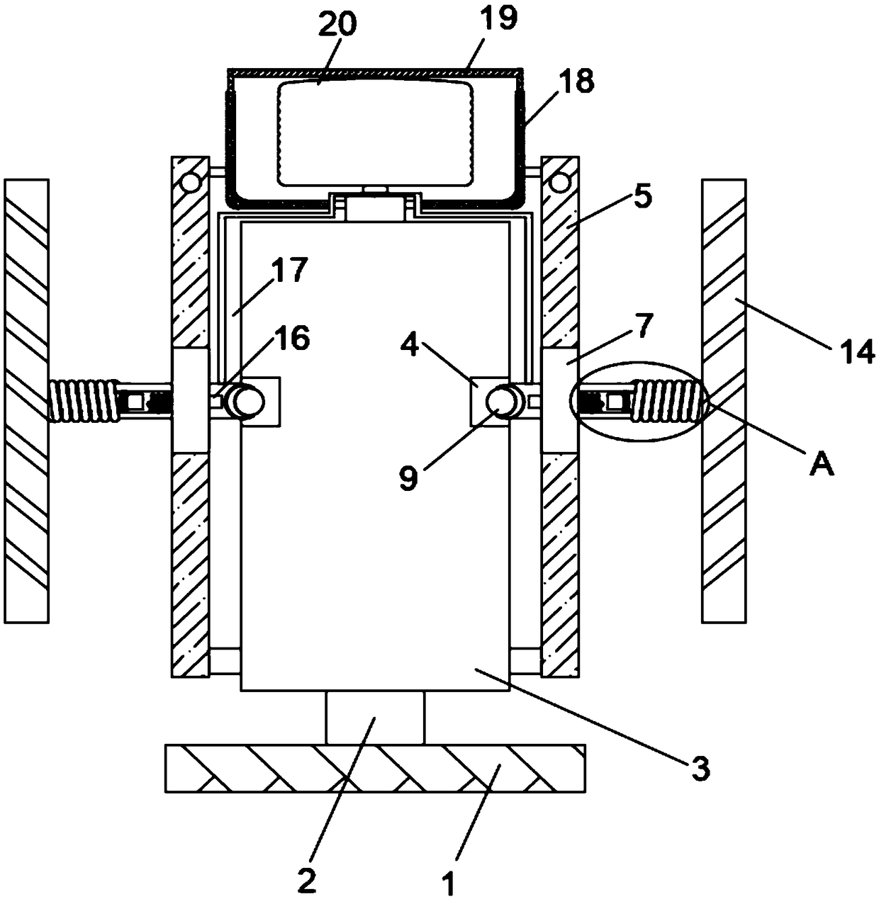 Highway protective guardrail for improving safety of speed limitation