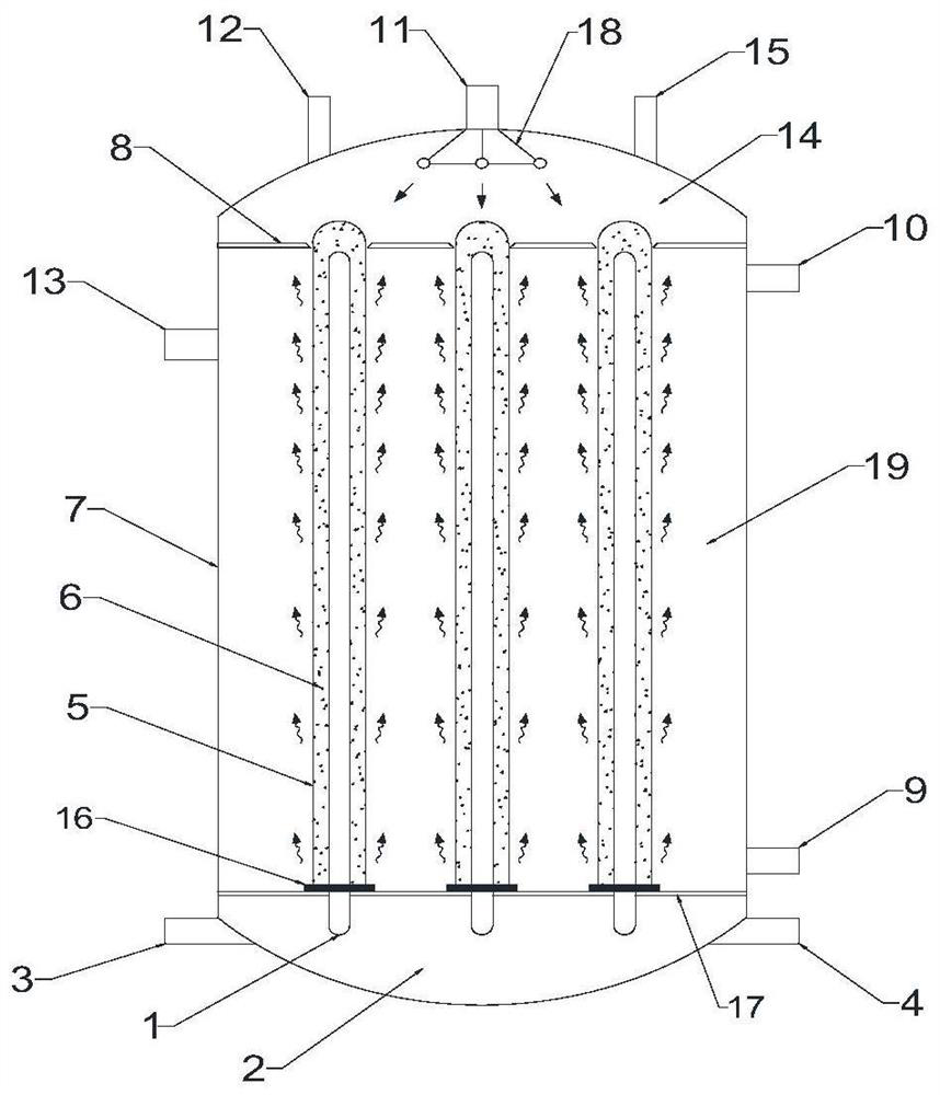 Phase change heat storage type falling film evaporator