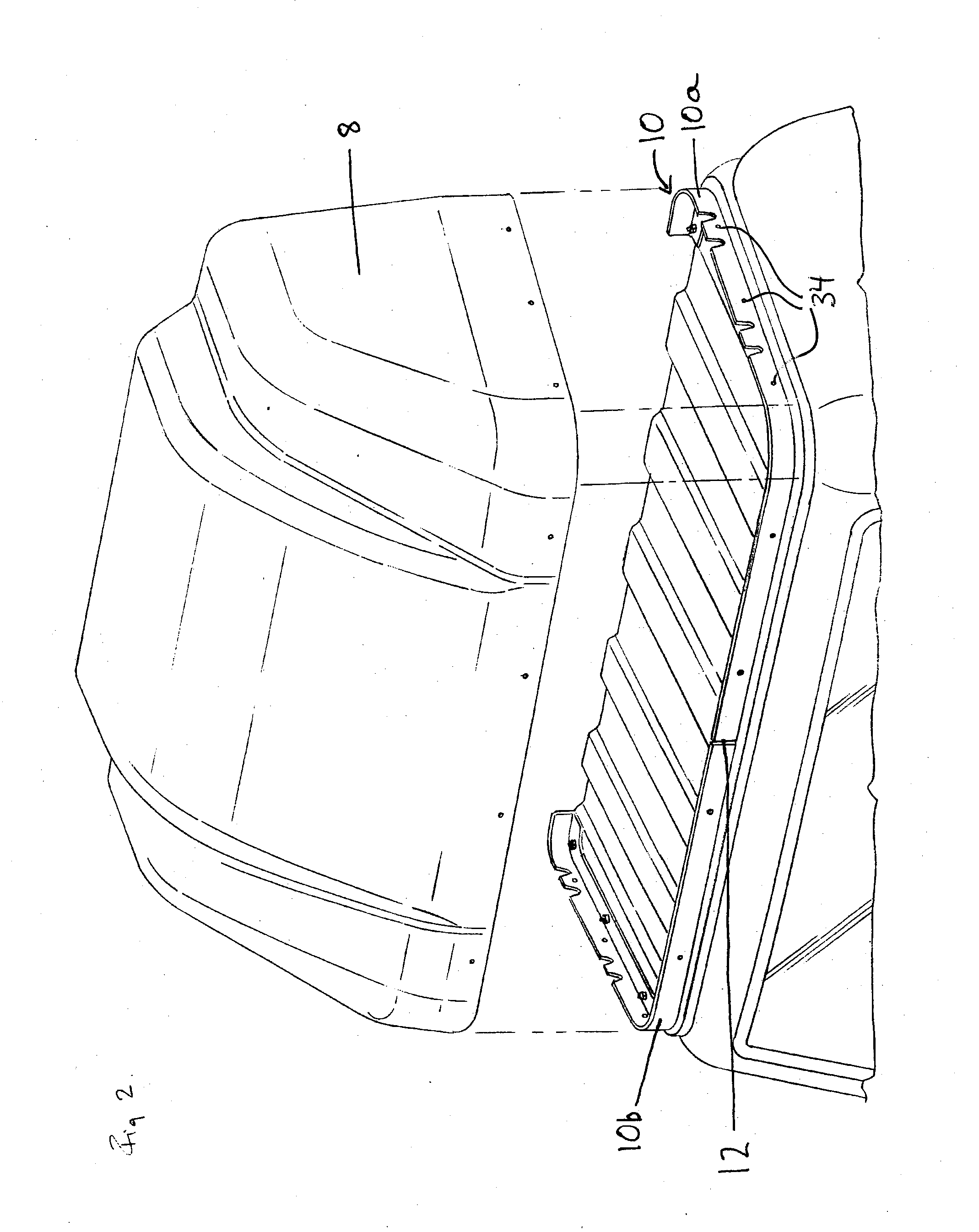 Method of manufacturing a mounting frame for a vehicle wind deflector