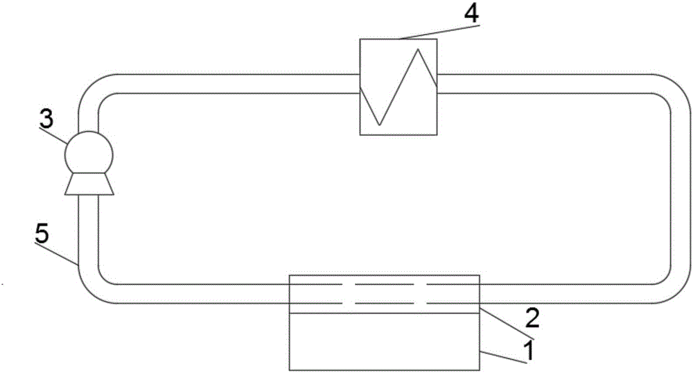 Microchannel heat exchange-based waste-heat direct power generation device