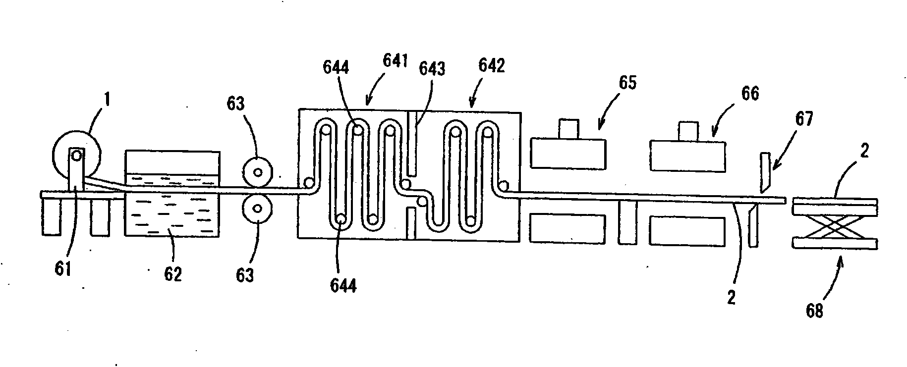 Process for producing heat-expandable base for interior vehicular trim and process for producing base for interior vehicular trim from the same