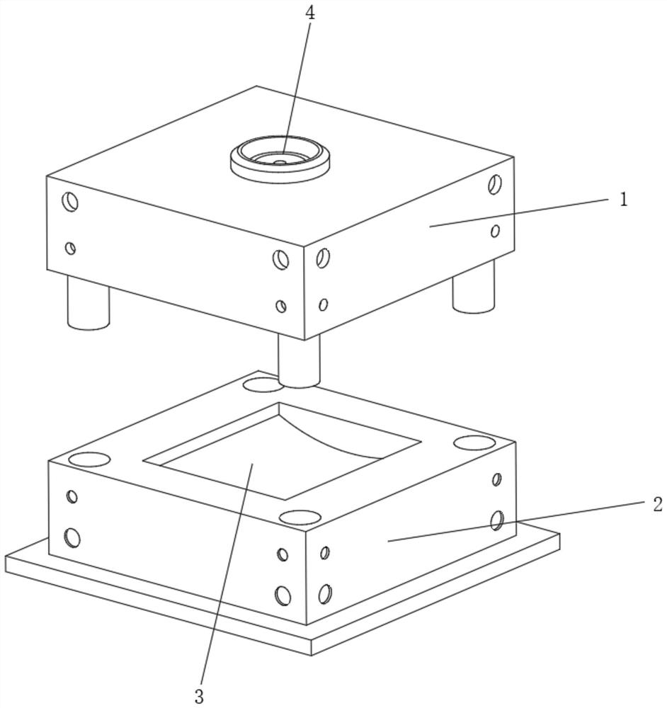 Injection mold device for automobile sealing parts