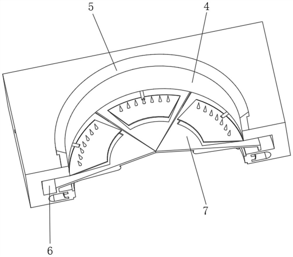 Injection mold device for automobile sealing parts