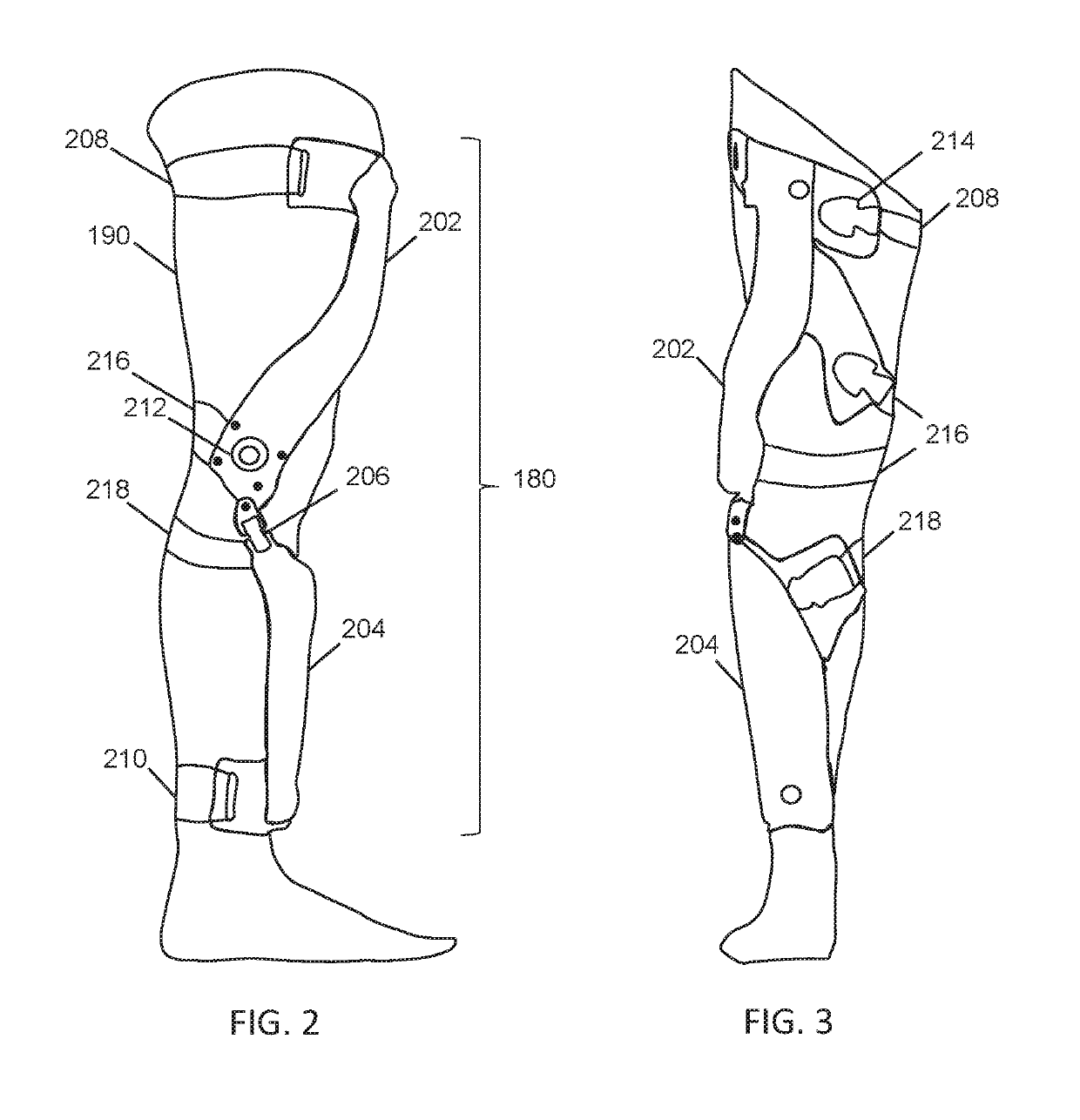 Exoskeletal gait rehabilitation device