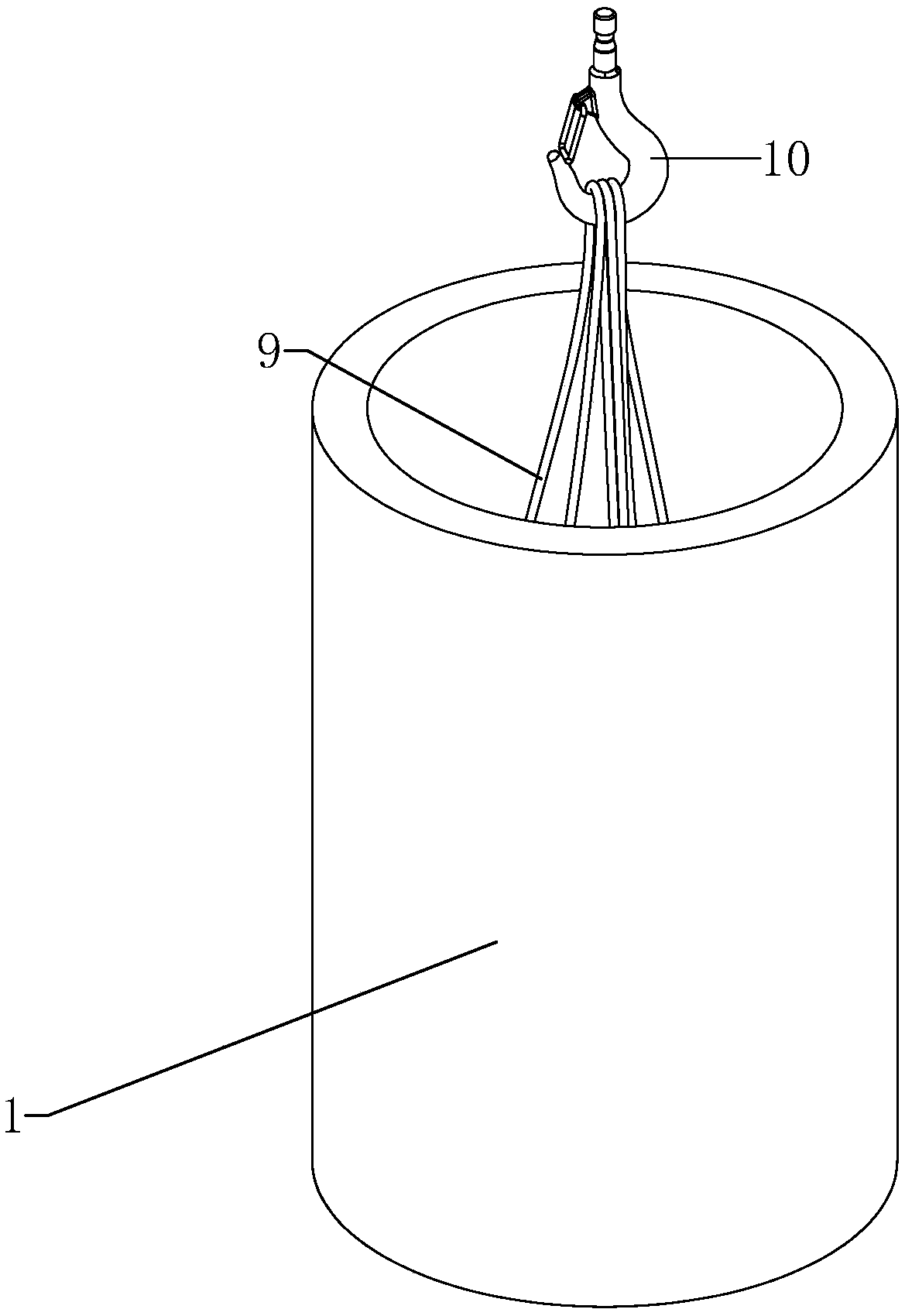 Bridge pile foundation construction method