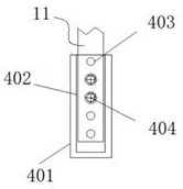 Medicament feeding device for domestic sewage treatment