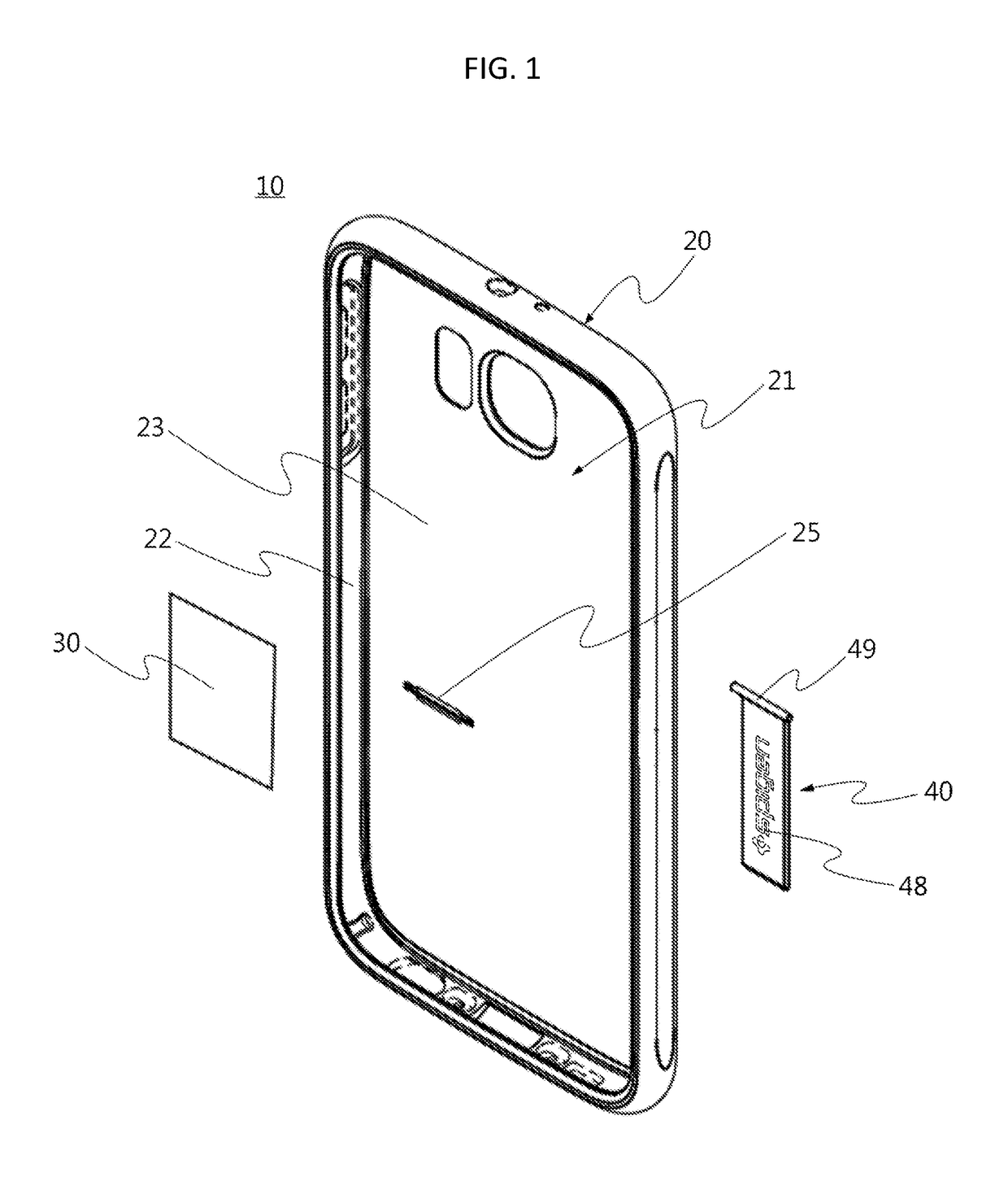 Case having standing leg for electronic devices