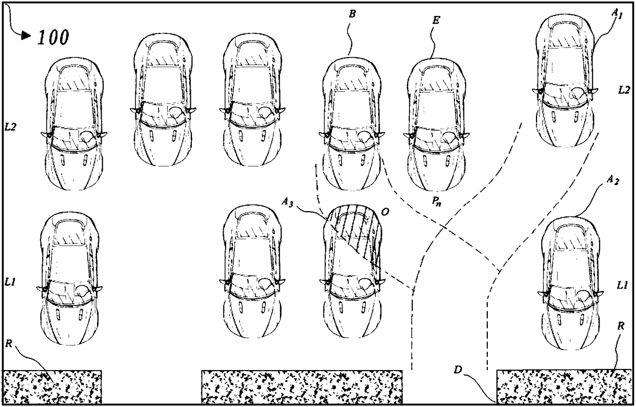 Anti-blocking parking device and vehicle with anti-blocking parking device