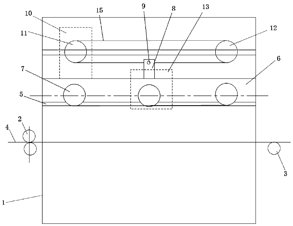 Electric wire identification printing pretreatment device