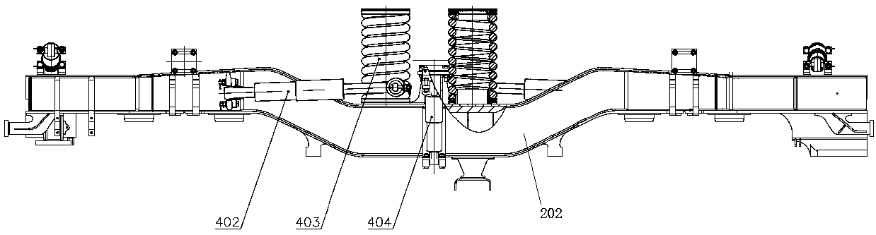 B0 bogie for power-centralized D-series high-speed train