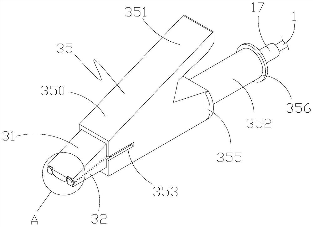 A test connecting wire for artificial cardiac pacemaker implantation