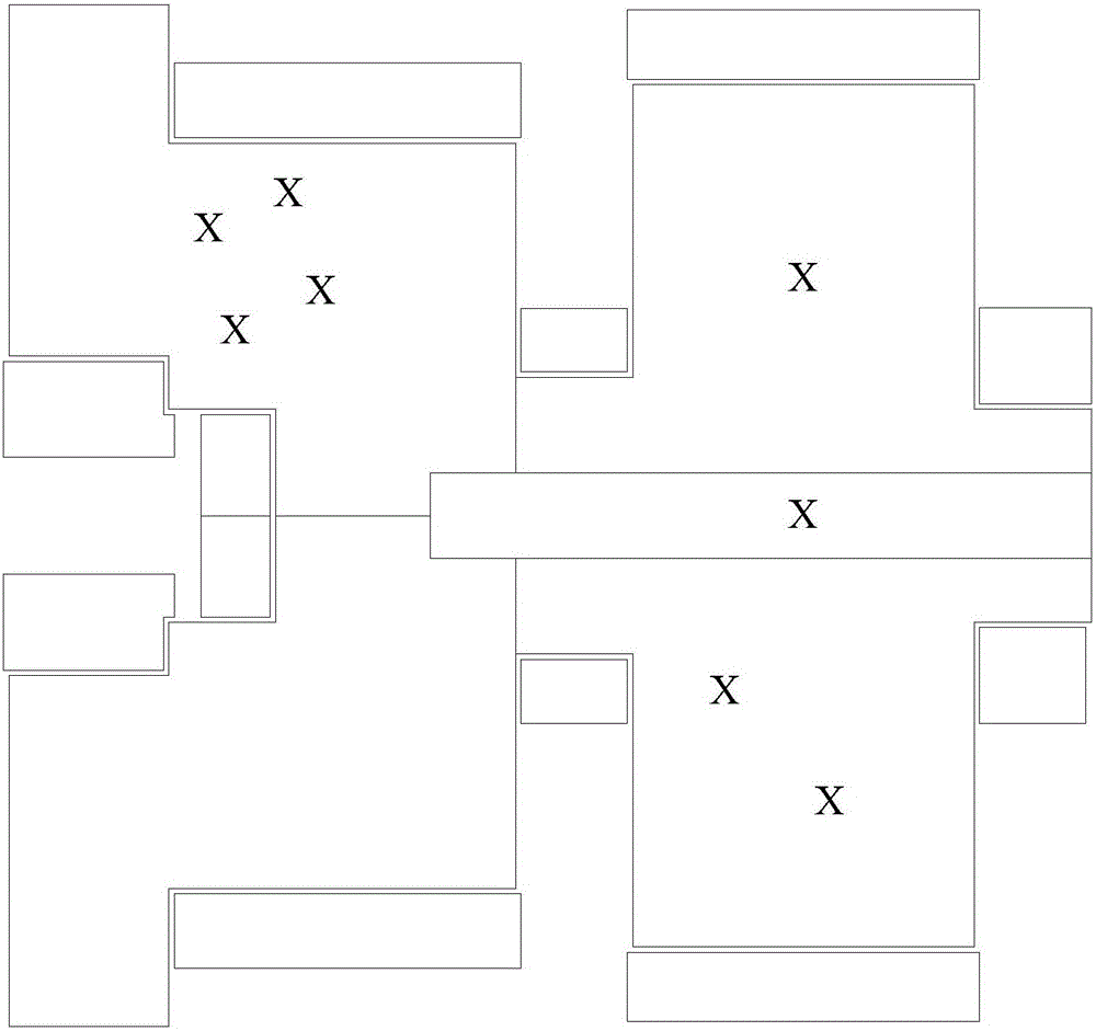 Method for typing in attributes in house property area calculation plane graph