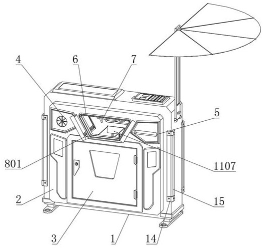 An intelligent three-category fruit bin