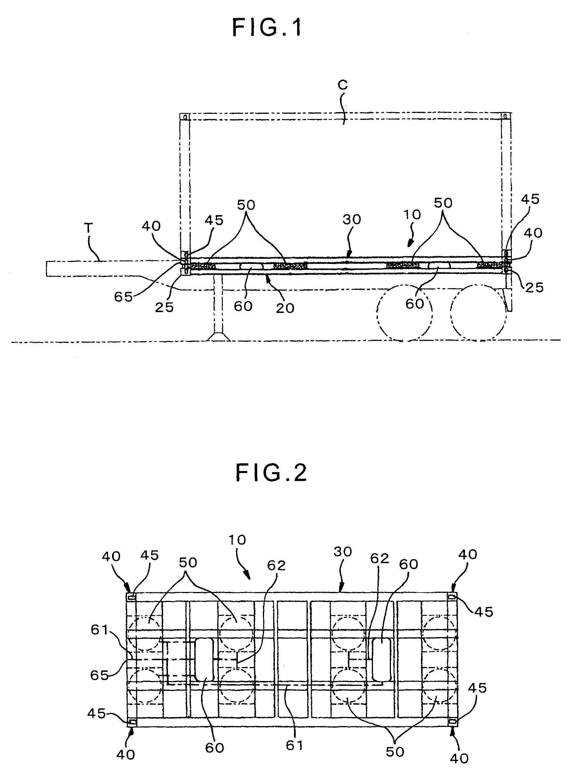 Vibration isolator for container and the like, and method of using the same