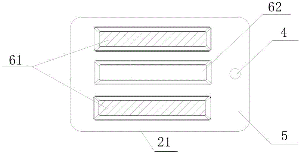 Vibrating diaphragm with concave-convex reinforcing ribs