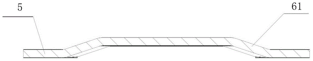 Vibrating diaphragm with concave-convex reinforcing ribs