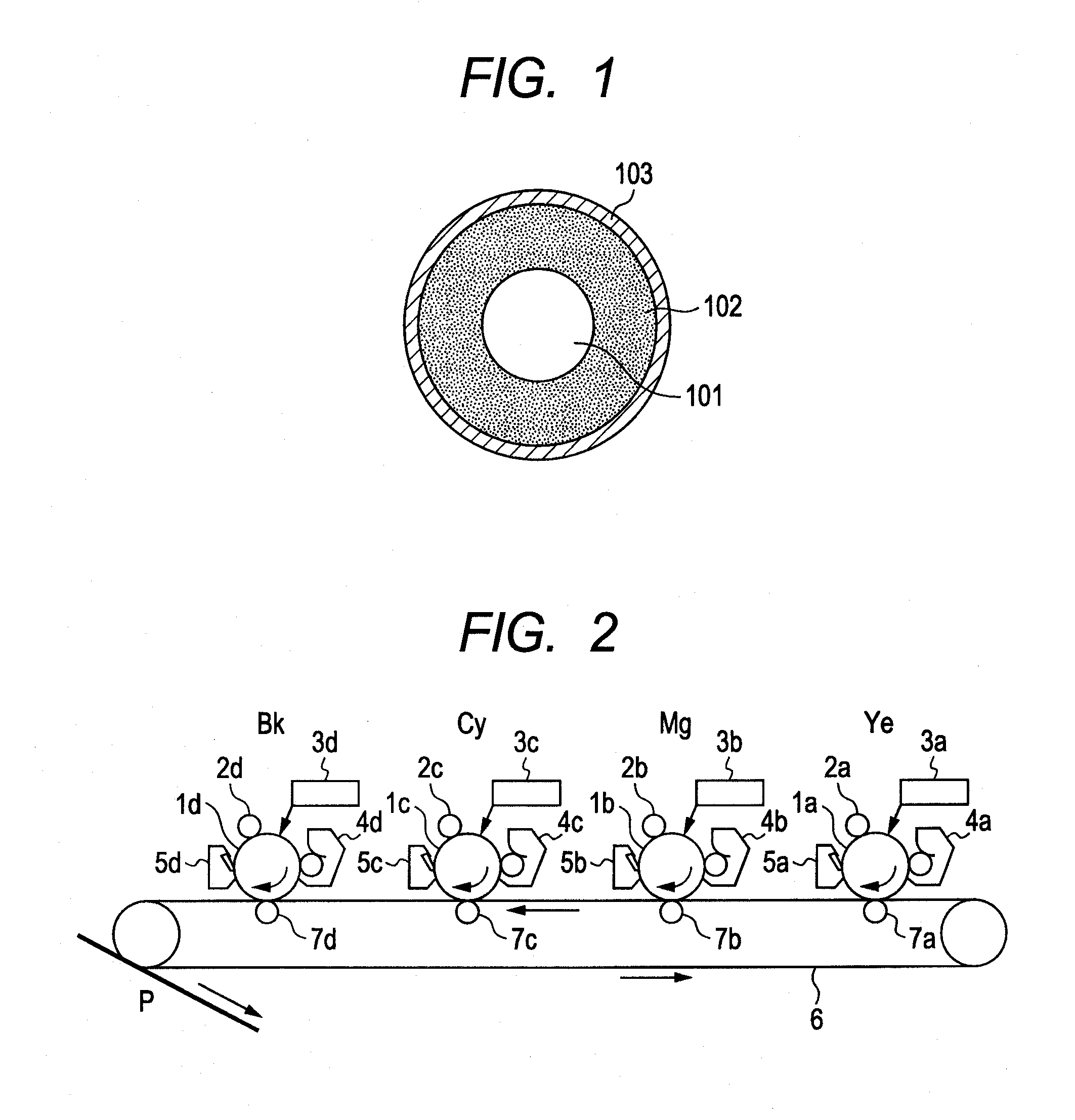 Charging member and process for its production