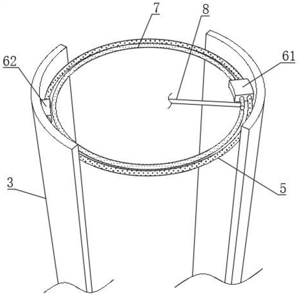 Redirection drainage type sewage treatment combined filler