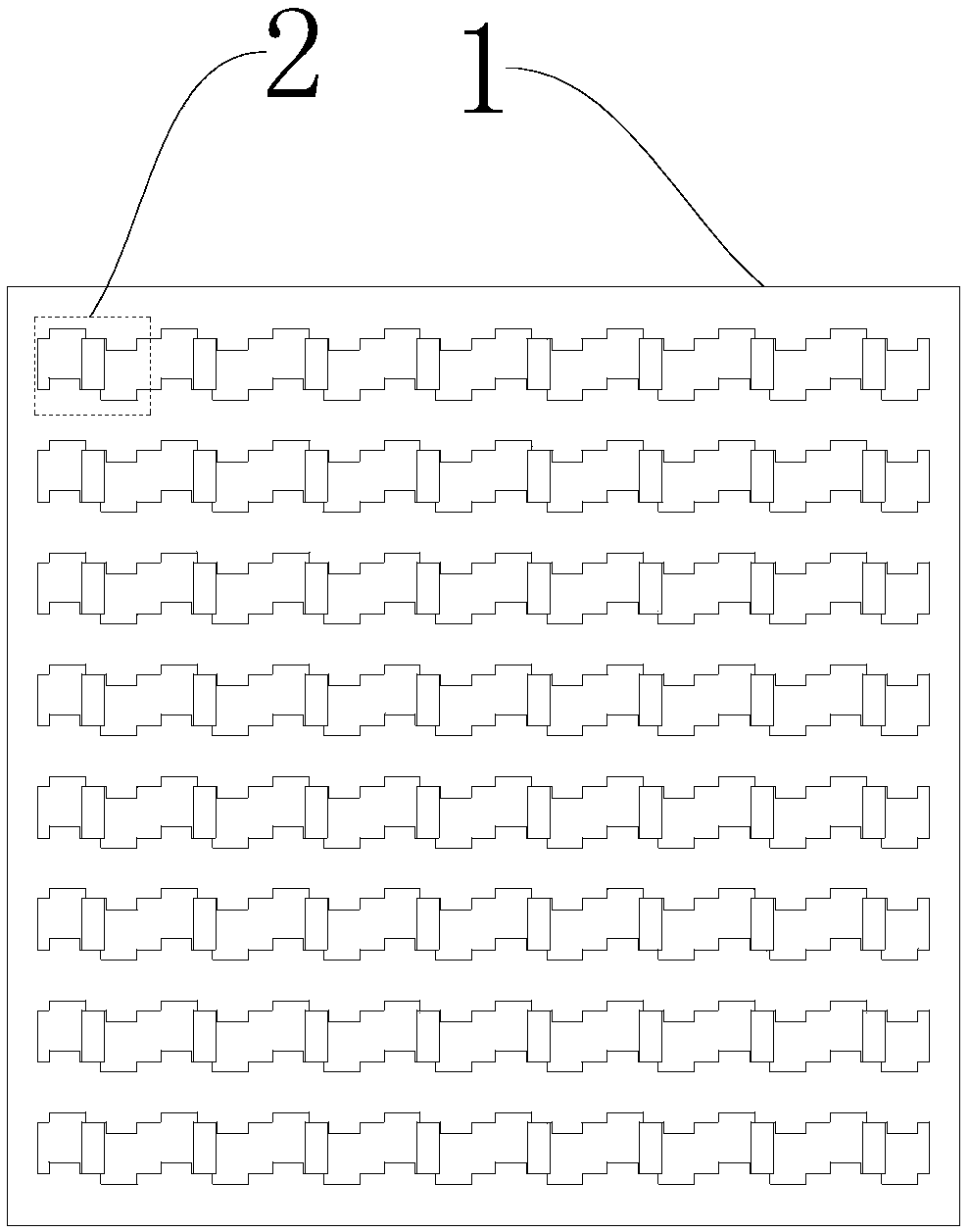 A low-profile CTS plate array antenna