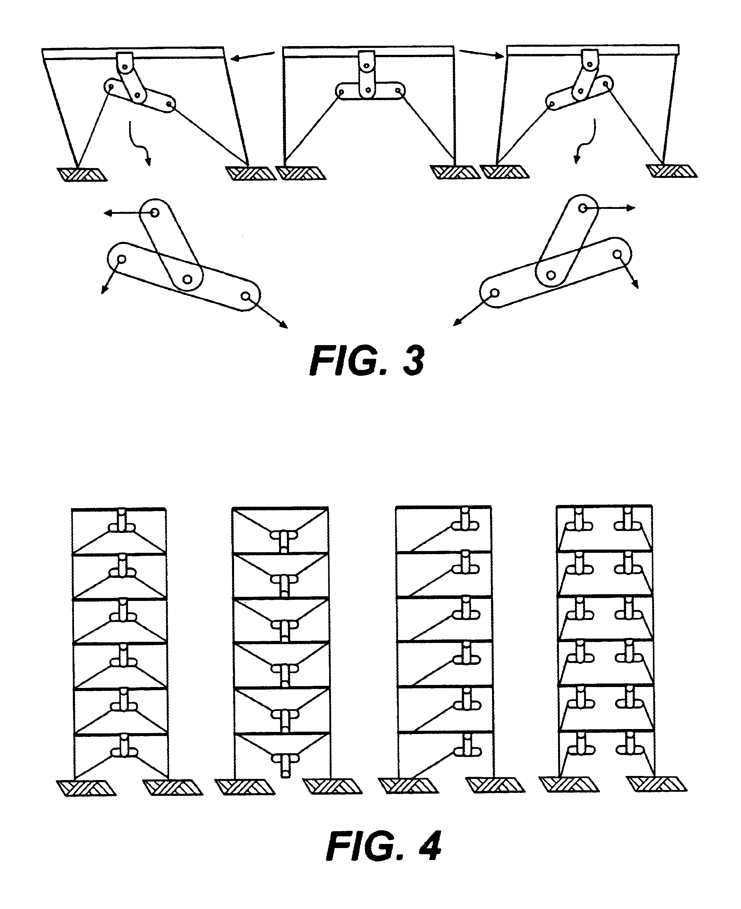 Device for damping movements of structural elements and a bracing system